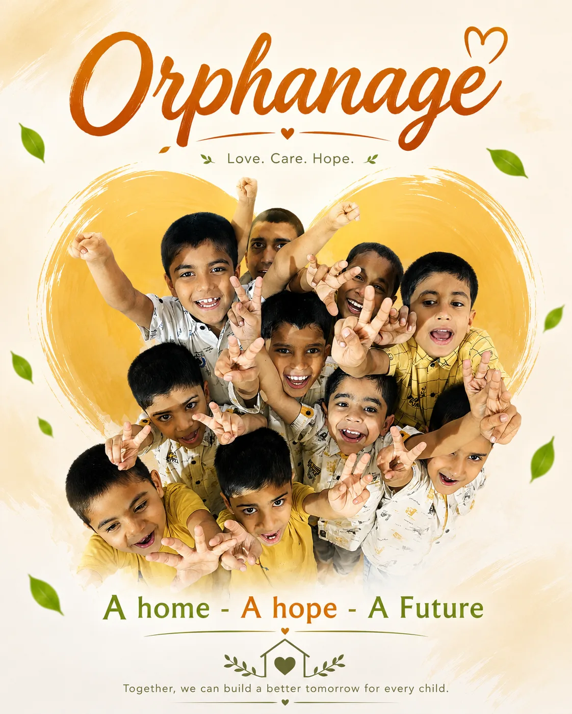 Orphanage program — a home, a hope, a future for every child